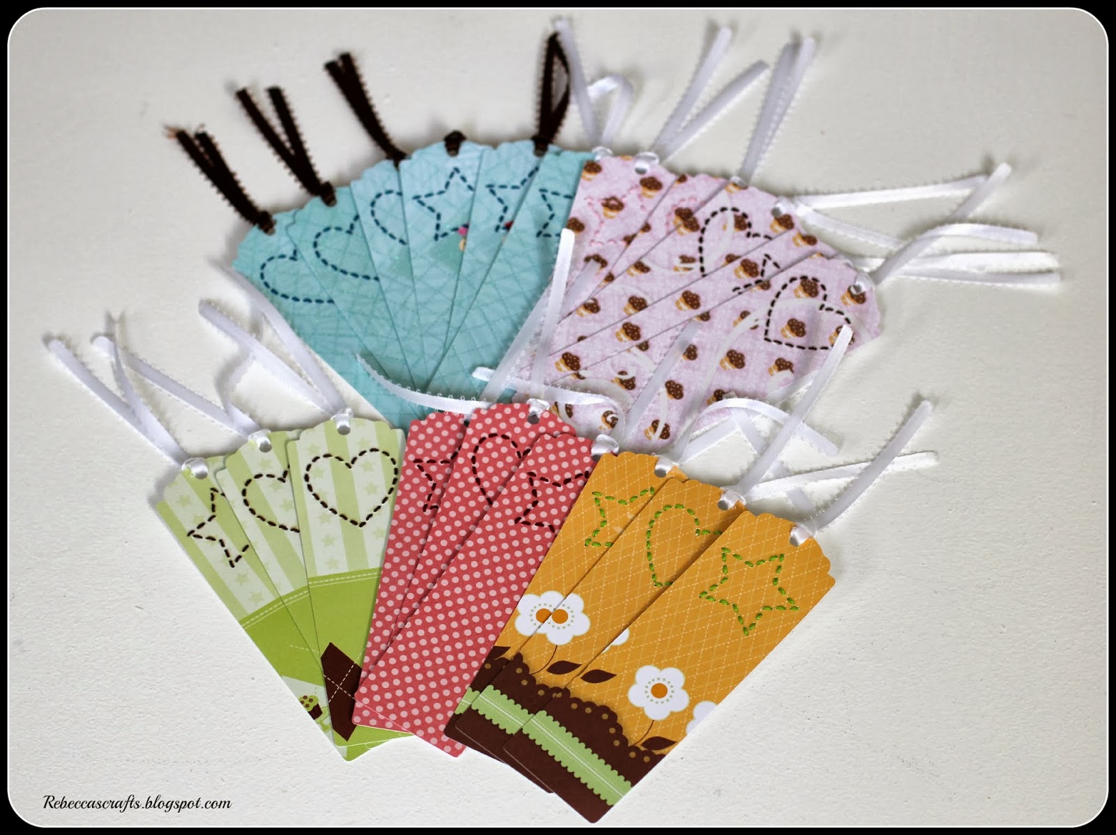 Rebecca's Crafts Birthday Bookmarks