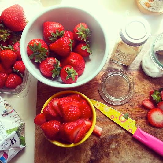 little island studios Coconut Cream Strawberry Parfaits!