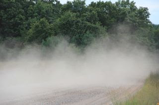 Summer road dust photo of Summer road dust