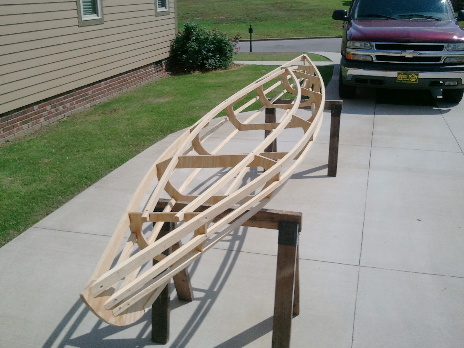 Seashores and Sandspurs Boat Building Cockpit Carlins, Deck Beam