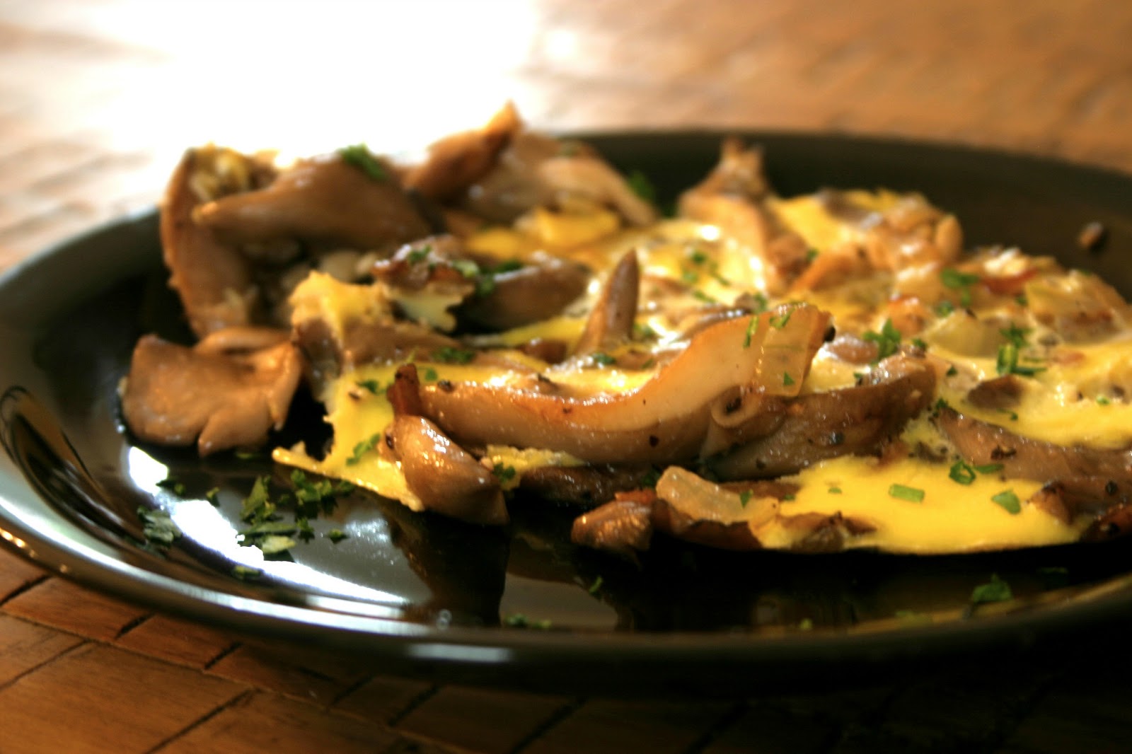 Effortnesslessly Oyster Mushrooms Omelet