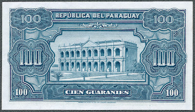 Billetes Paraguay cien Guaraníes