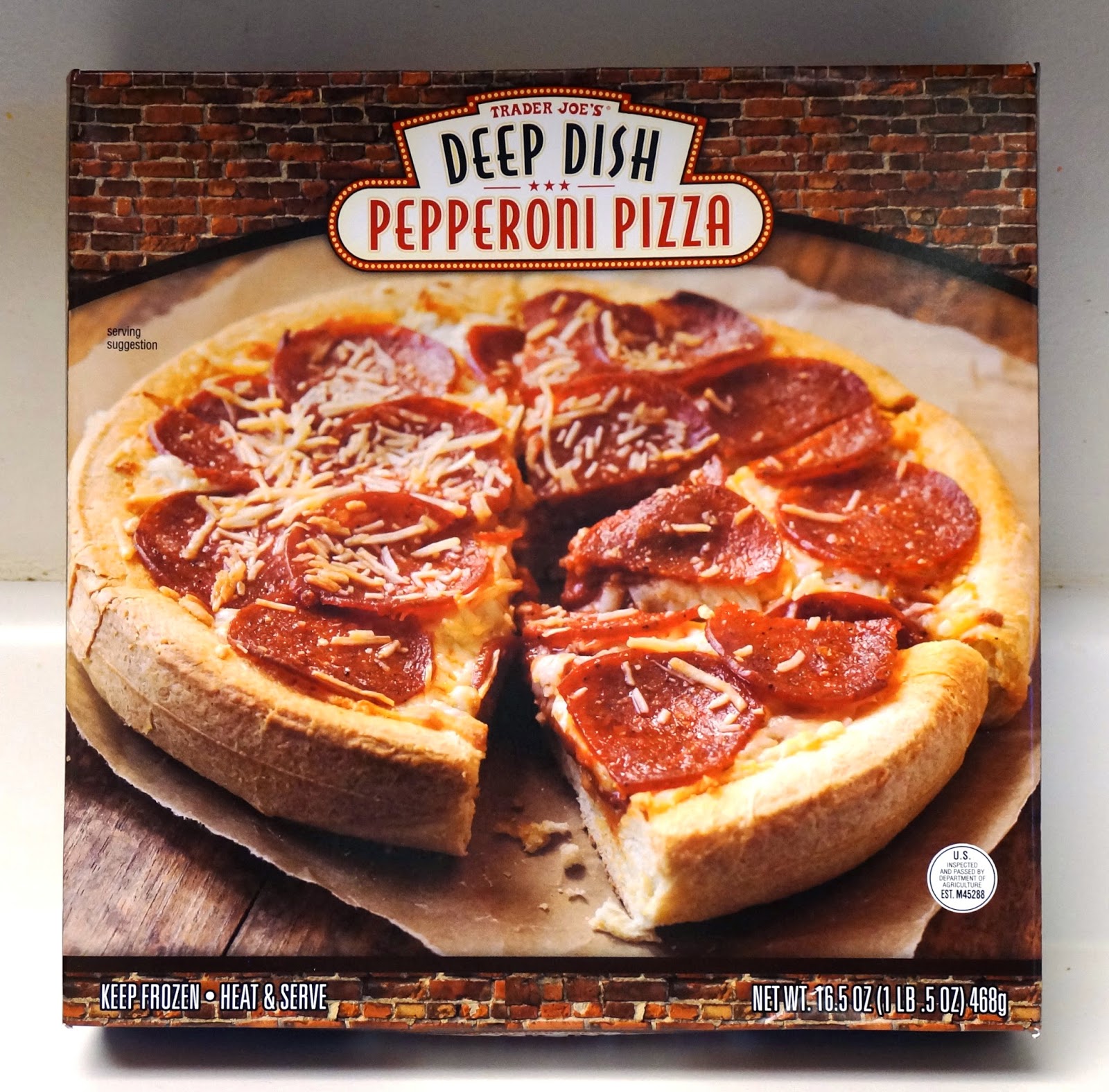 Exploring Trader Joe's Trader Joe's Deep Dish Pepperoni Pizza