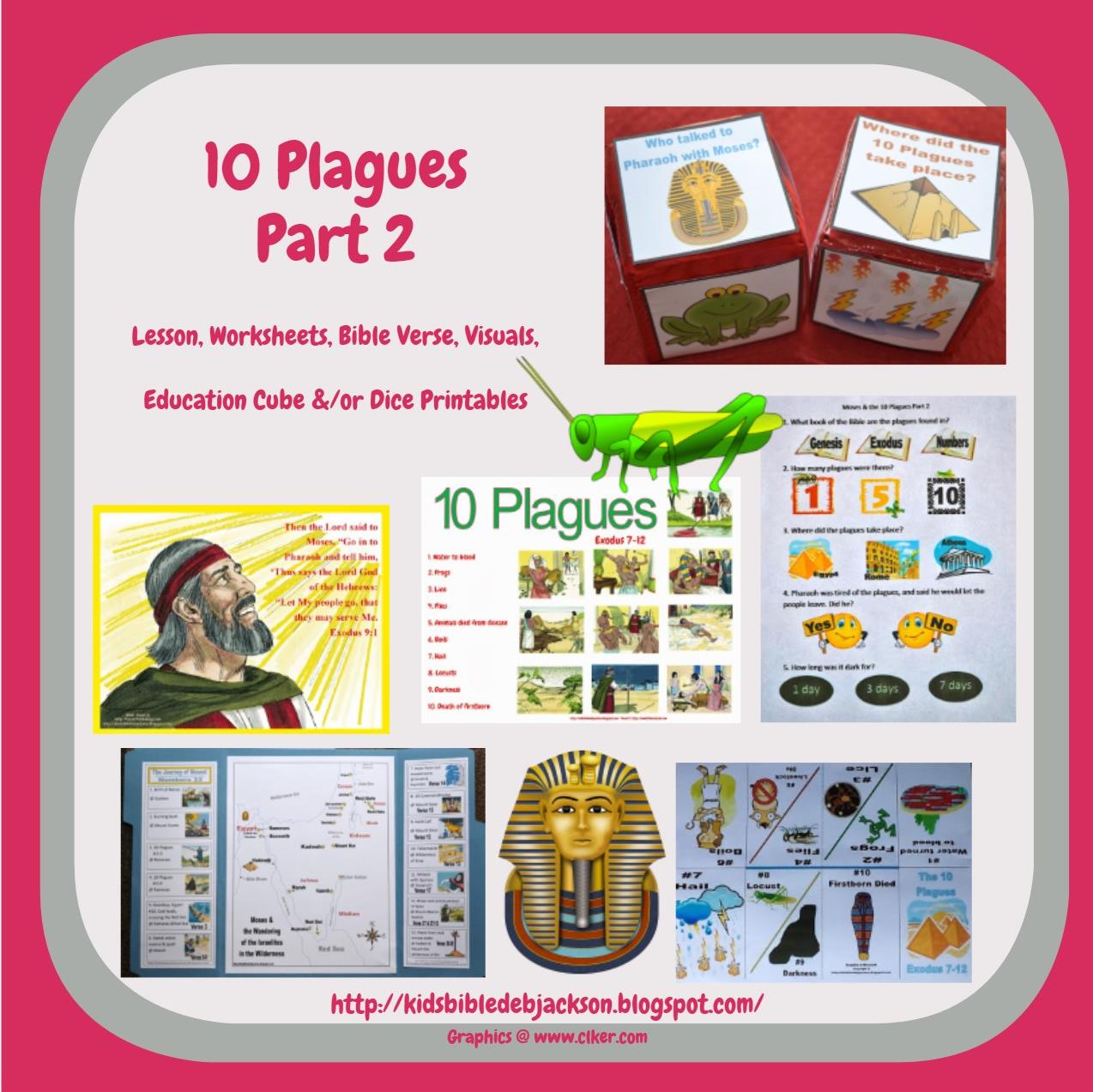 Bible Fun For Kids Moses10 Plagues Part 2 of 3
