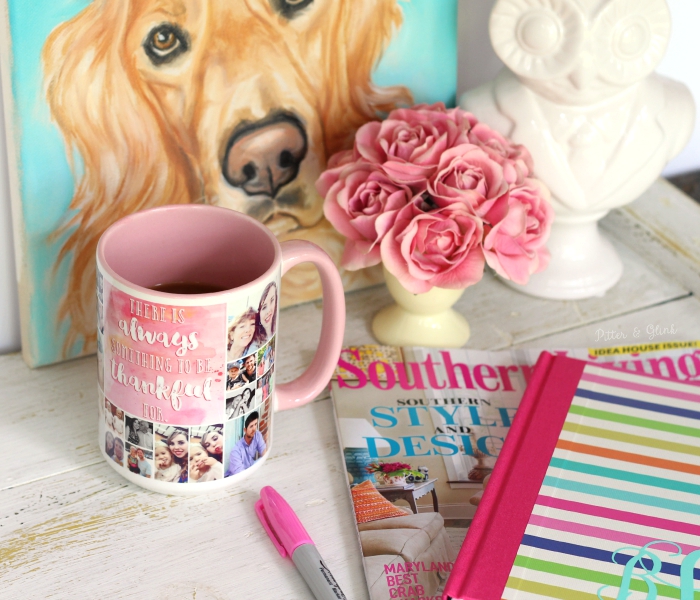 Personalize Your Morning Cup of Coffee with a Shutterfly Photo Mug--Free quote graphic in post! |sponsored| pitterandglink.com