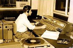 studio de radio ano 1959