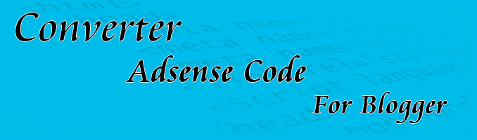 Converter Code Adsense