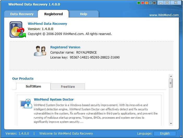 7 data recovery serial key download