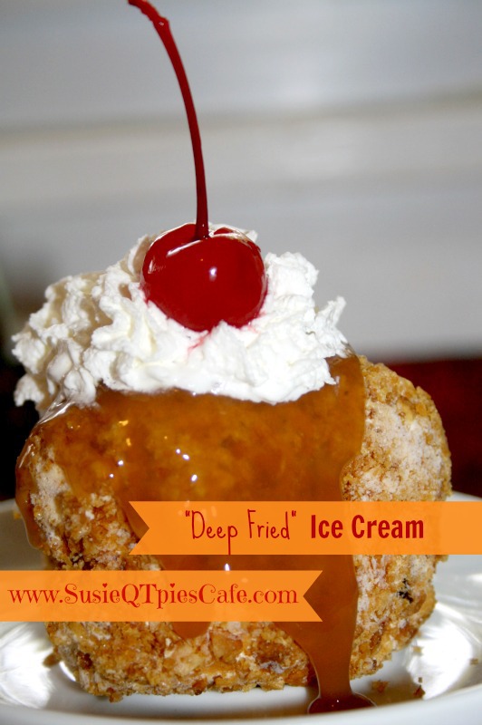 SusieQTpies Cafe {Mexican Recipes} "Deep Fried" Ice Cream for Cinco de