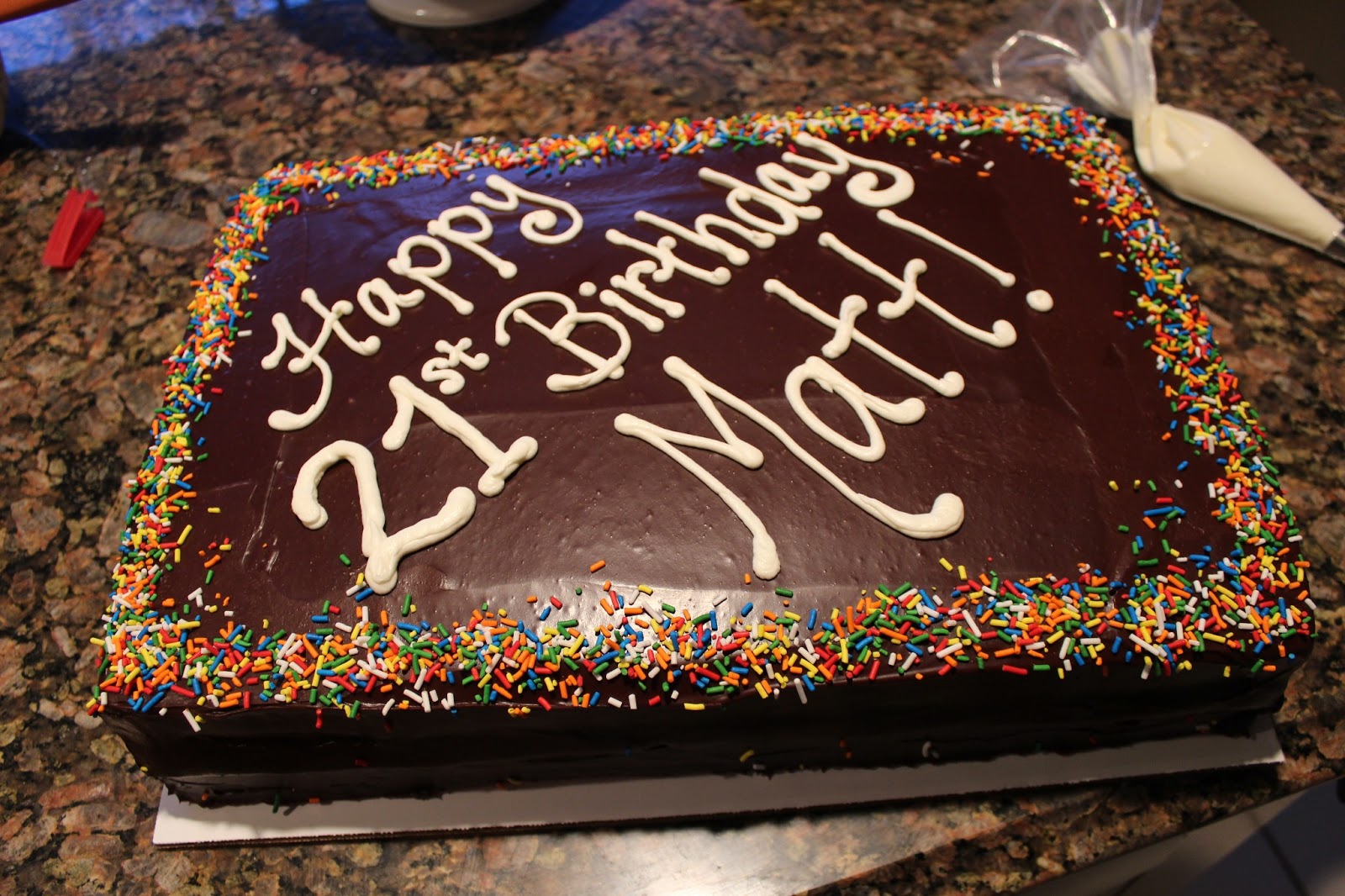 Hanna s Desserts: boston cream pie sheet cake