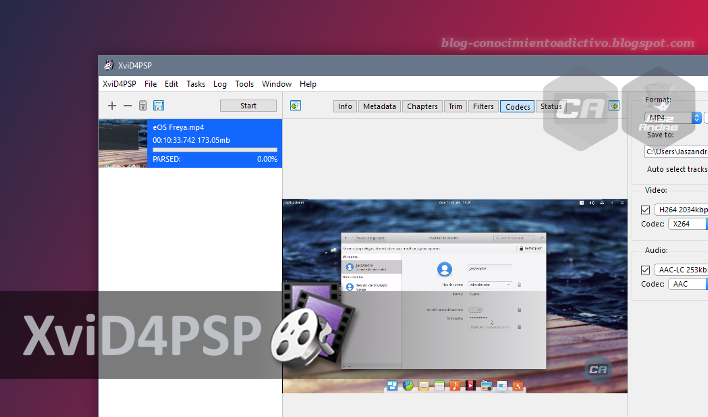XviD4PSP - Gratuito, práctico y potente conversor de vídeo XviD4PSP - Gratuito, práctico y potente conversor de vídeo