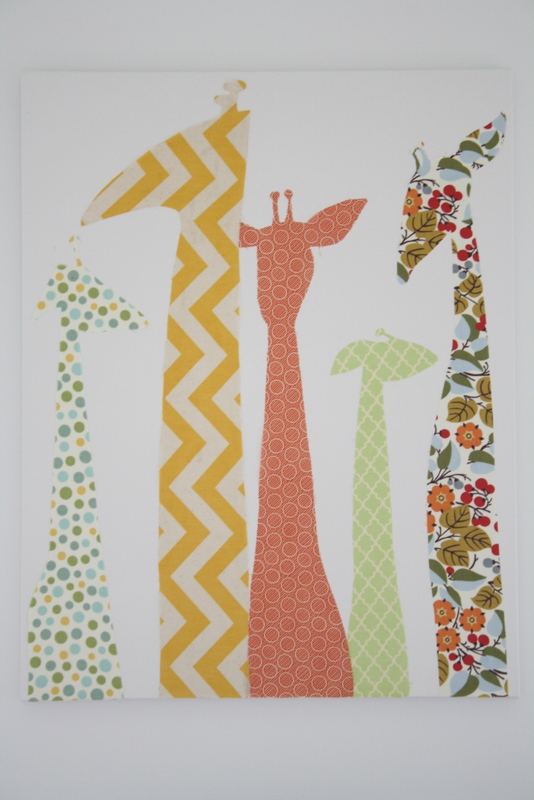The Quick Journey Giraffe Canvas
