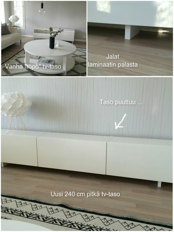 IDIS & INTERIÖÖRI Raffimpi olohuone tekeillä + uusi tv taso IDIS & INTERIÖÖRI Raffimpi olohuone tekeillä + uusi tv taso