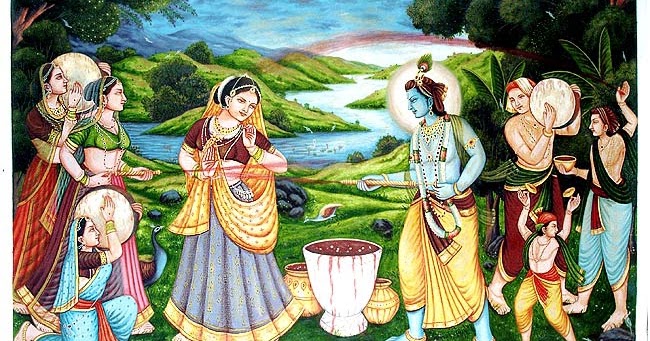 holi songs related to lord krishna