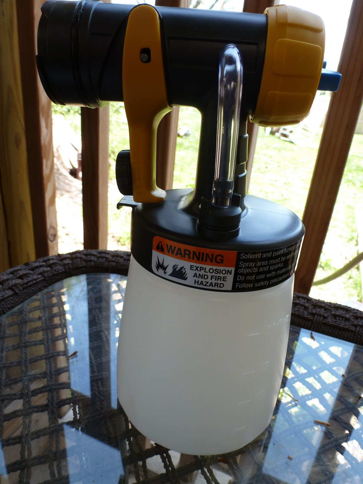 At the Fence Wagner Handheld Flexio 590 Sprayer Kit! Beautiful!