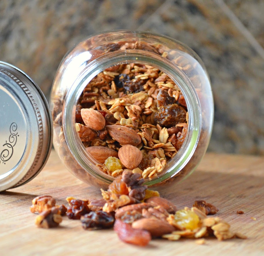 Vanilla Honey Nut Raisin Granola Serena Bakes Simply From Scratch