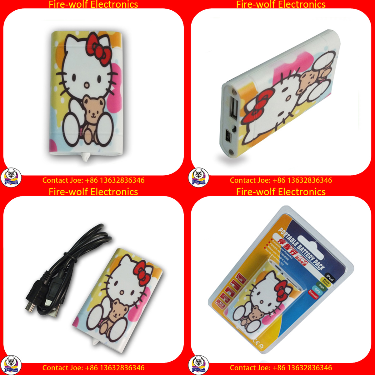 Power bank Hello Kitty Power bank,mini power bank, cheap price,good