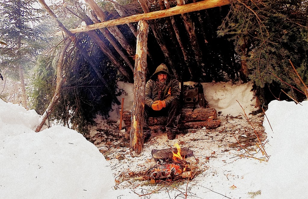 Winter Shelter Build Part I Bushcraft USA Forums