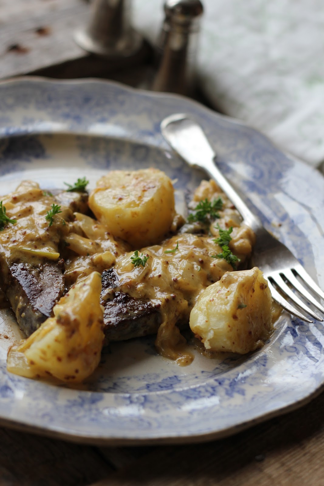 PanFried Lamb's Liver with Cream & Mustard Nessa's Family Kitchen