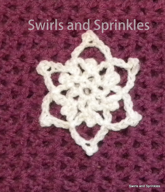 Crochet snowflake