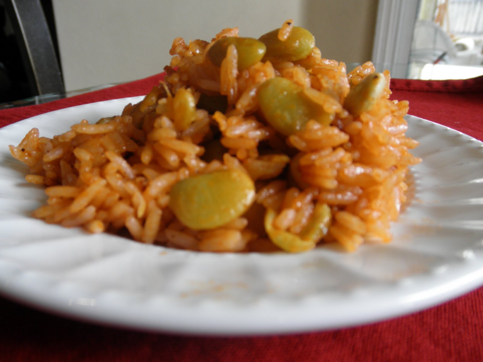 Haitian Creole Preparing Rice with Lima Beans