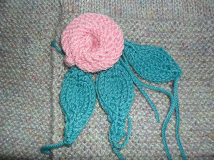 Simply Sues Simple Diary: Knitted Rose and Leaves