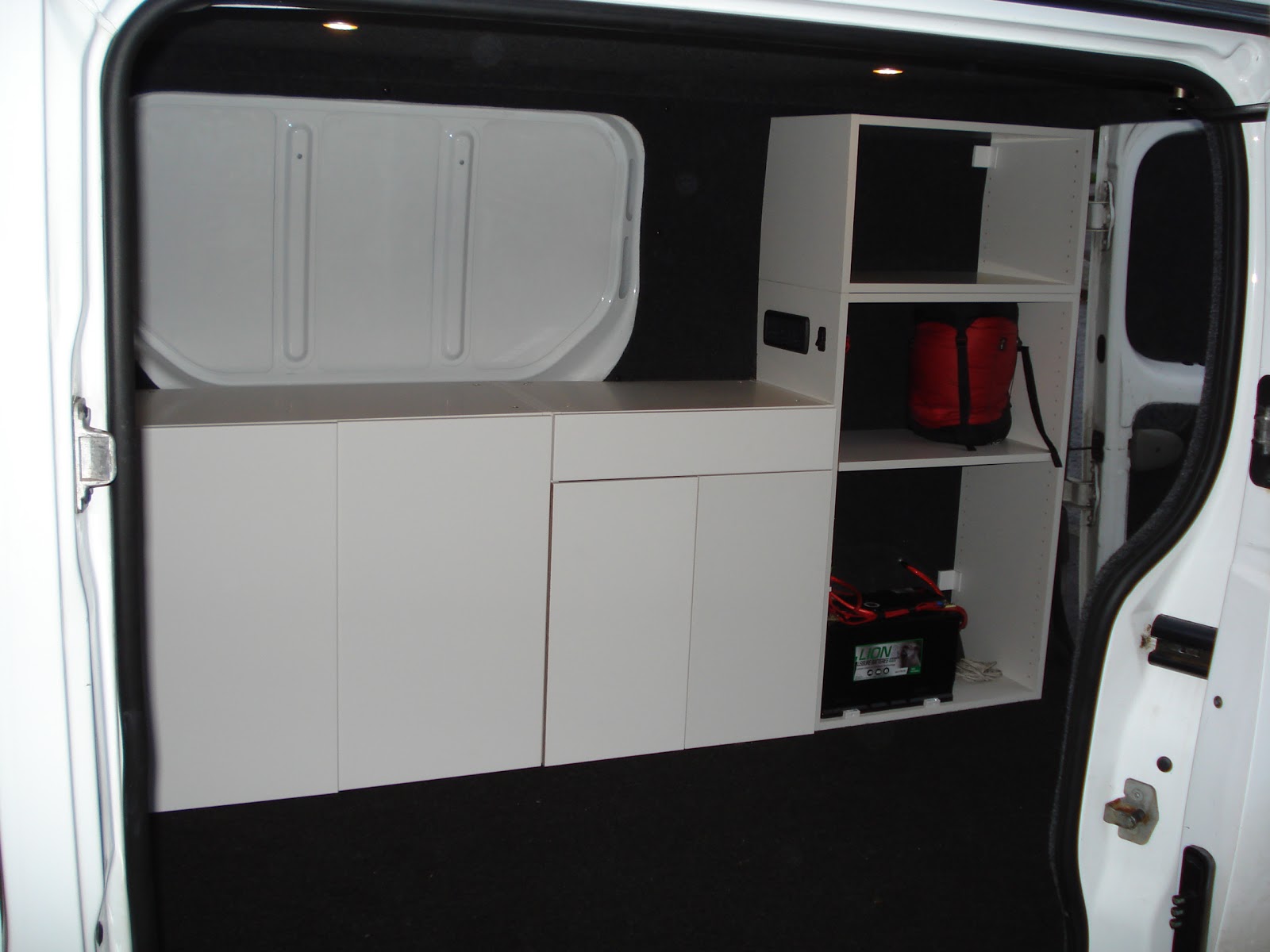 Adrian's Vivaro Camper Ikea interior