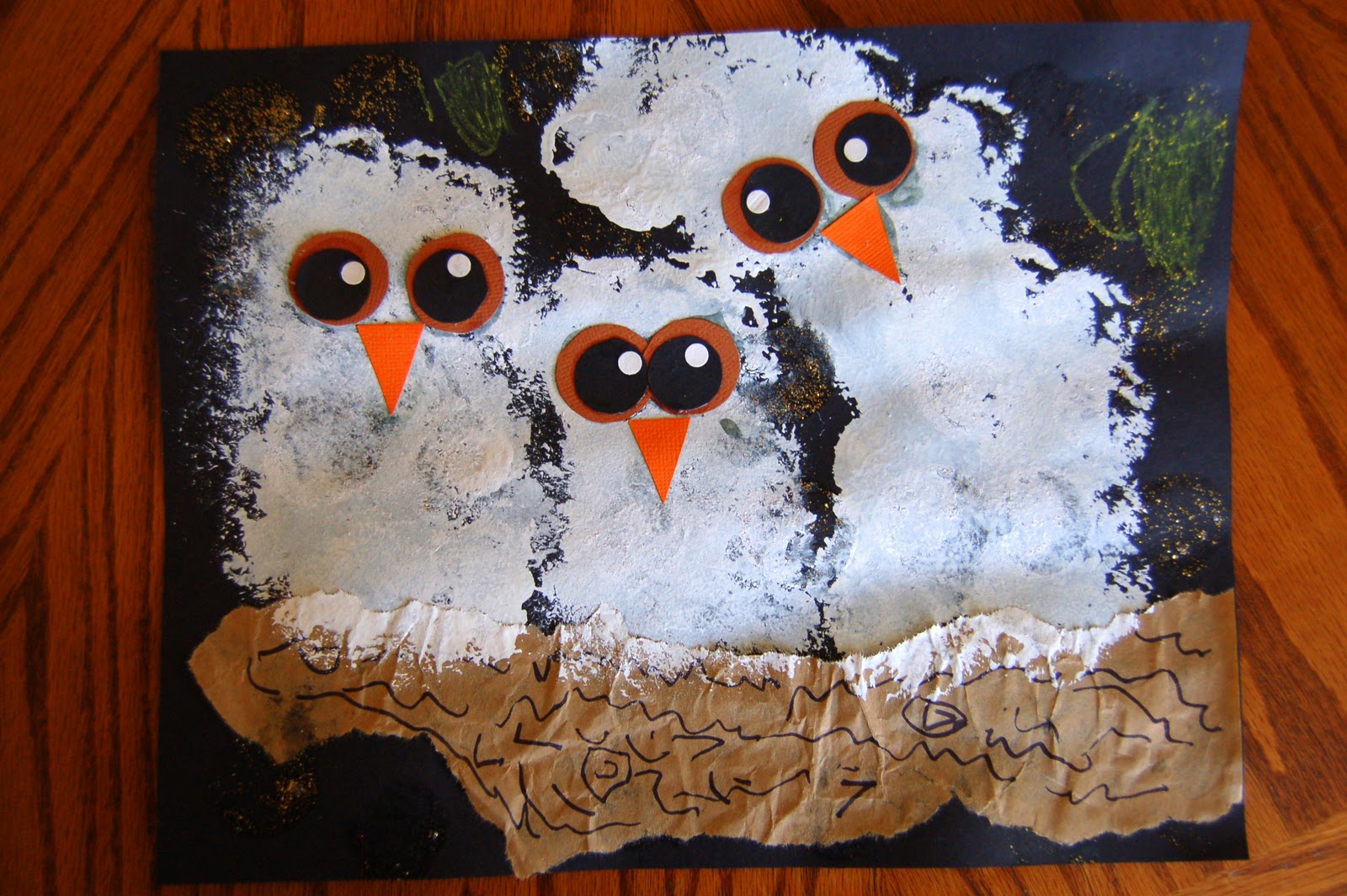 "Owl Babies" Craft I Heart Crafty Things