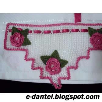 Tığ İşi Havlu Kenarı Dantel Modelleri Tığ İşi Havlu Kenarı Dantel Modelleri