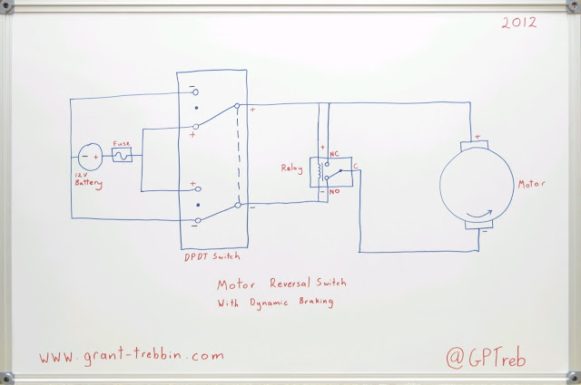 Motor Reversal Switch Dynamic Braking Wiring