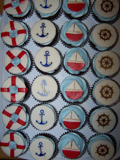 Edible Aesthetics: Nautical Cupcakes