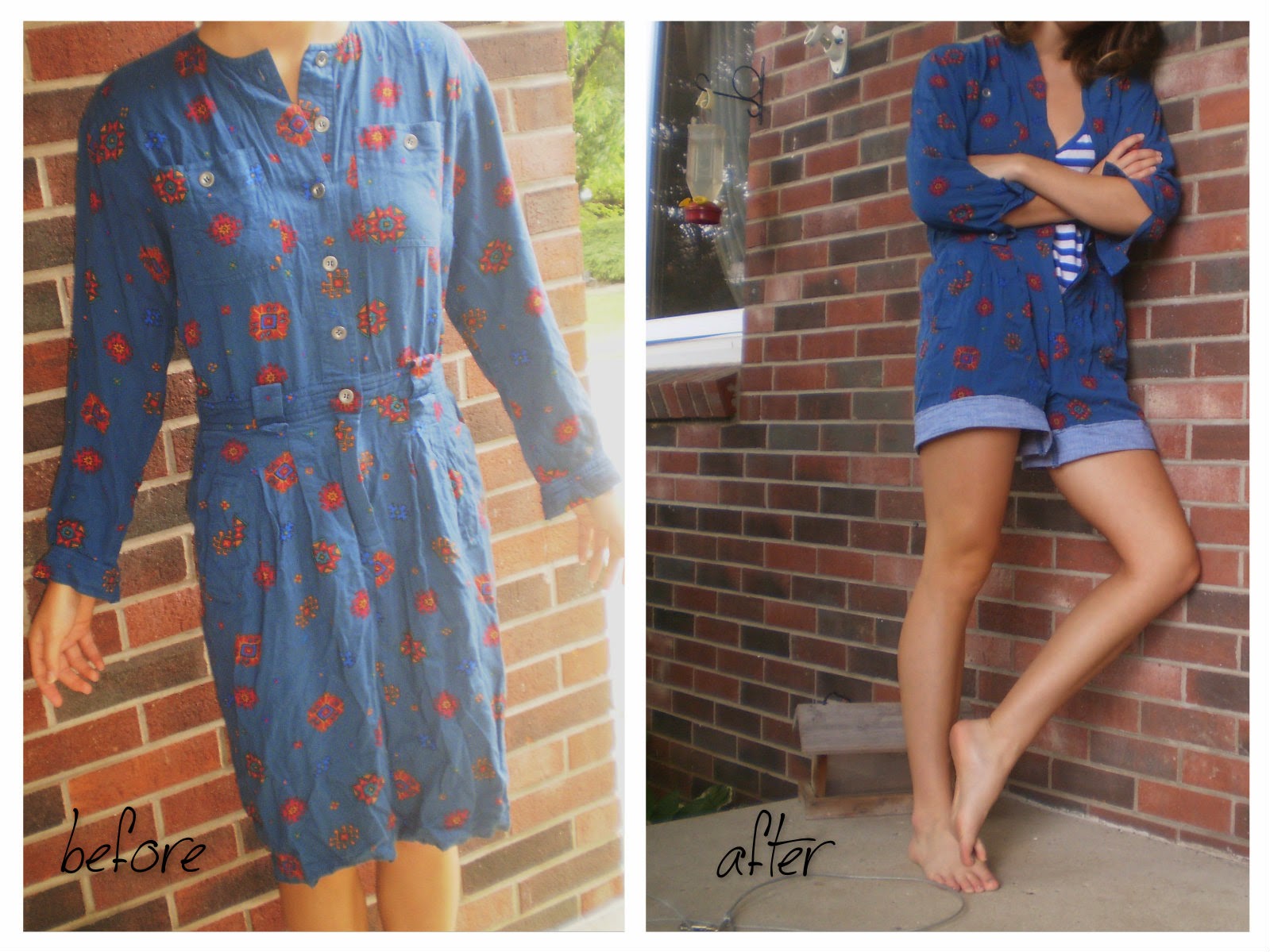 Brave Felicity Dress to Romper DIY