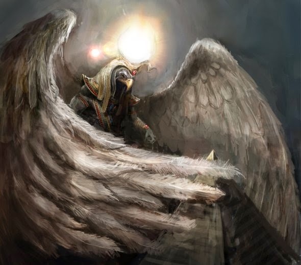 Anjos, deuses e demônios nas ilustrações de fantasia de Vuk Kostic a.k.a. chevsy Vuk Kostic chevsy deviantart ilustrações fantasia magia anjos demônios deuses