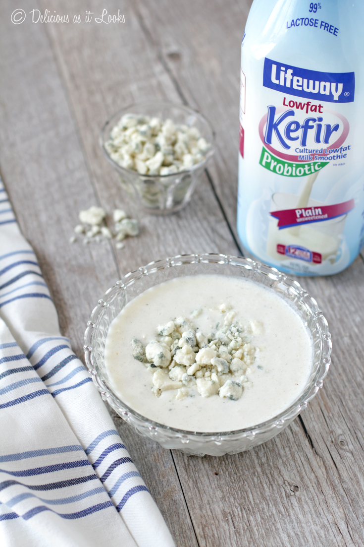 Delicious as it Looks LowFODMAP Creamy Blue Cheese Dressing (Made