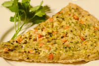 Pizza sem Glúten com Tofu e Legumes Pizza sem Glúten com Tofu e Legumes (vegana)