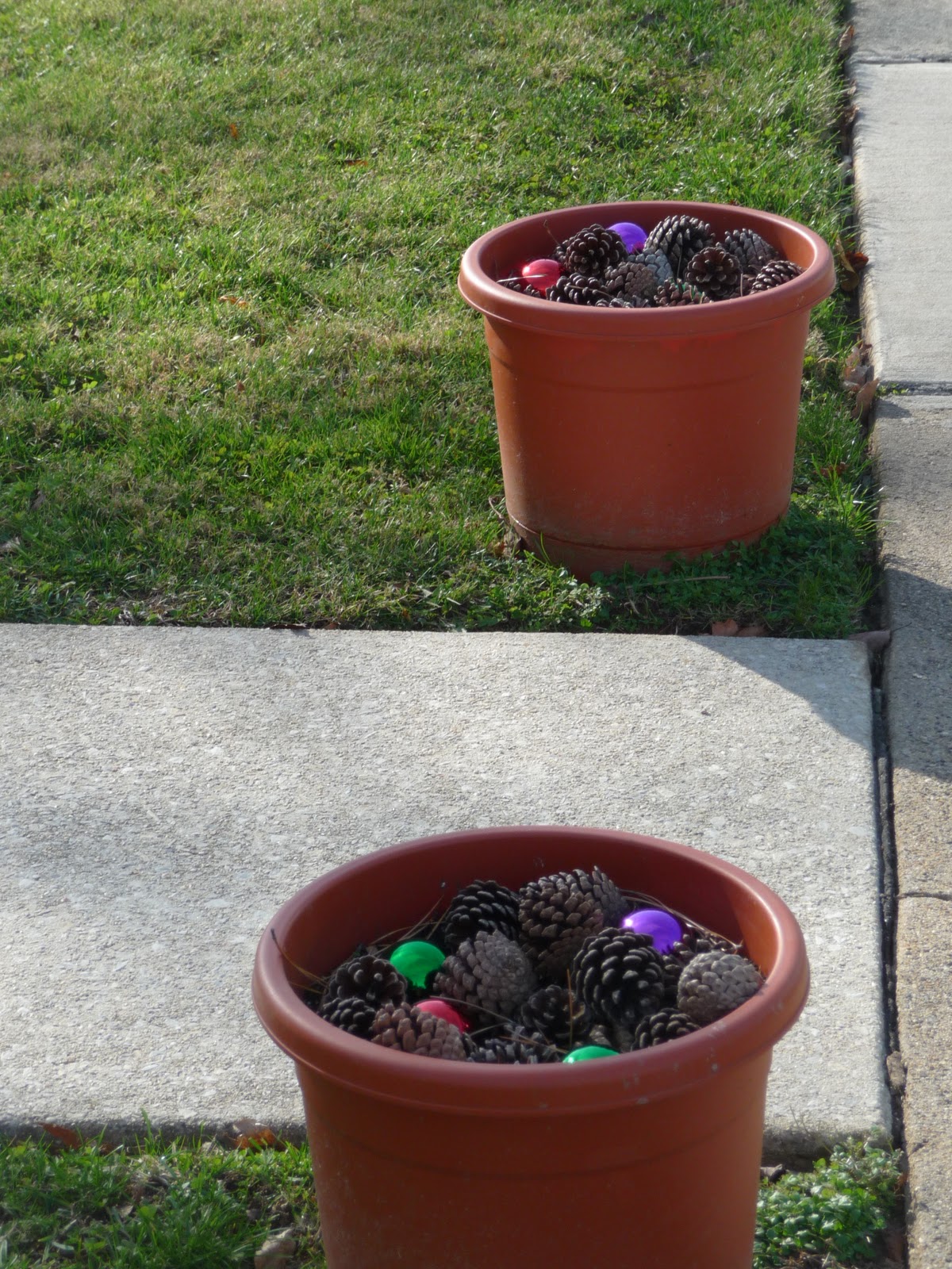 the cape on the corner out, out, damn (empty) pots