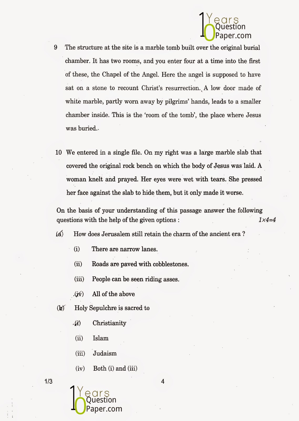 Worksheet English Comprehension For Grade 3 cbse 2015 english core class 12 board question paper set 3 12th paper
