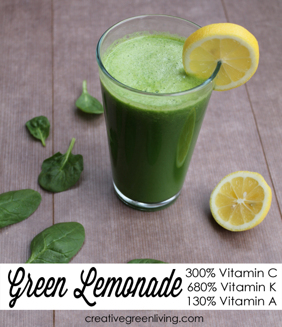 Drink Your Greens Tasty Green Lemonade Recipe Creative Green Living