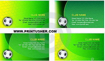 football business cards