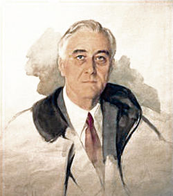 "Unfinished" Portrait of FDR (1945)