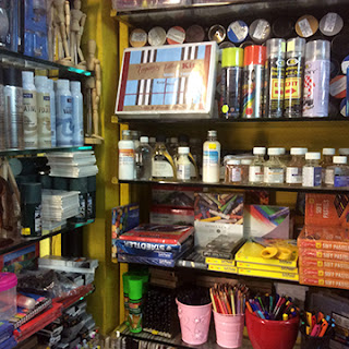 Art station at four bunglows, Andheri west, shop for all Indian and imported art materials here