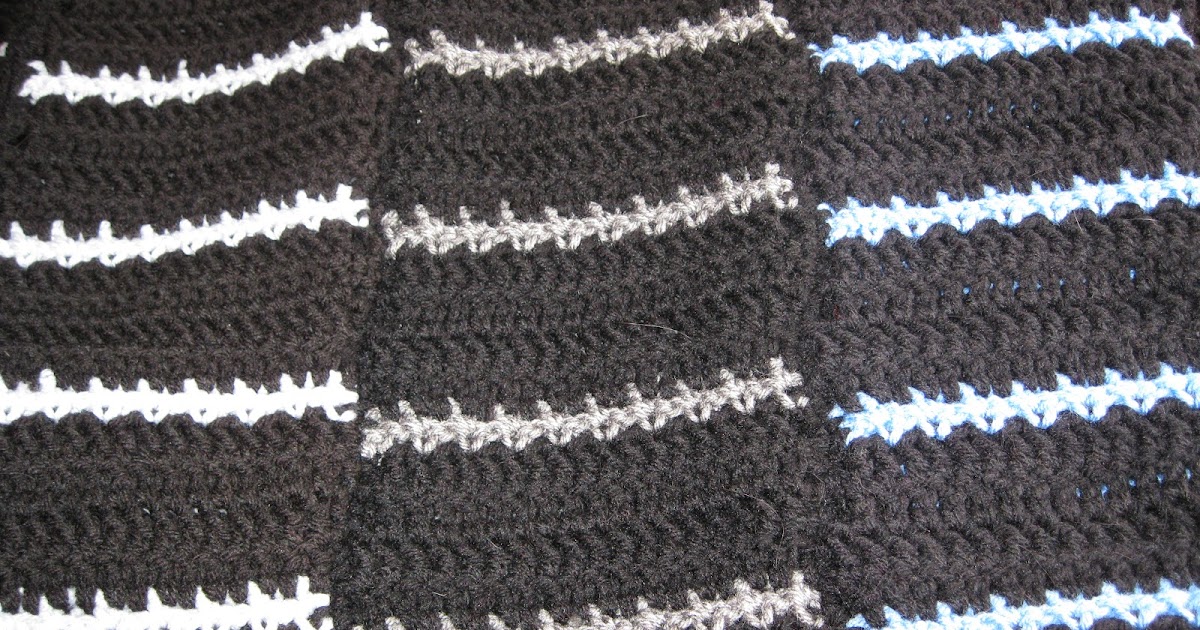 Zen in Fiber Barbed Biased Blanket my first published design!!