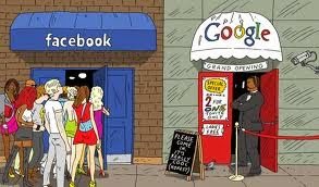 google vs facebook |