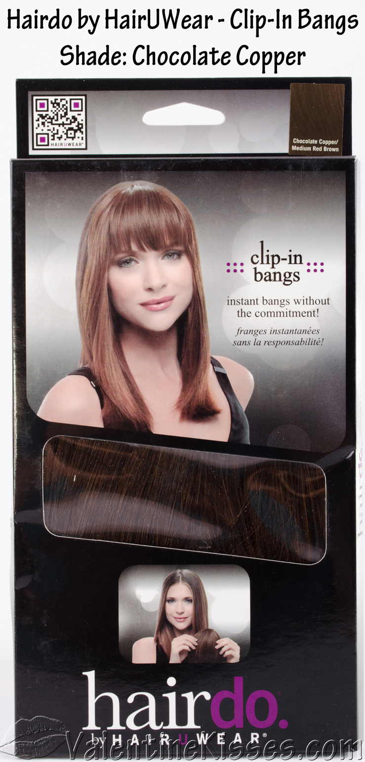 Valentine Kisses Hairdo by HairUWear ClipIn Bang & French Braid Band