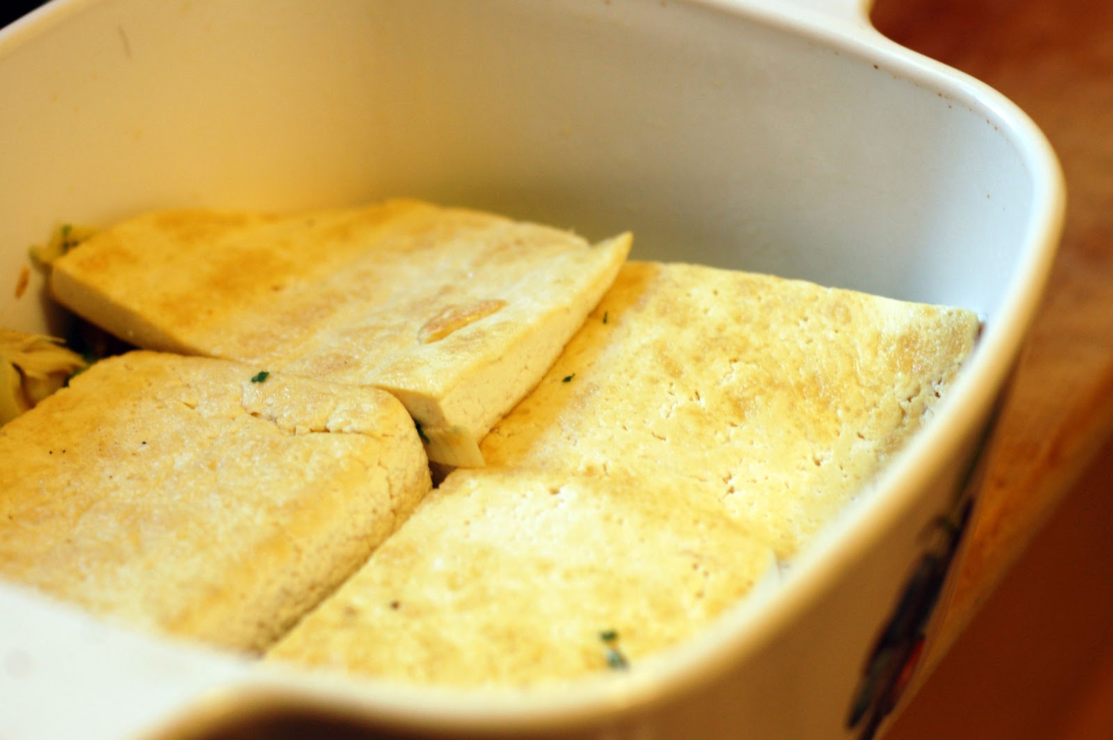 Where's the Beach? Tasty Tuesday Zucchini, Tomato Tofu Bake