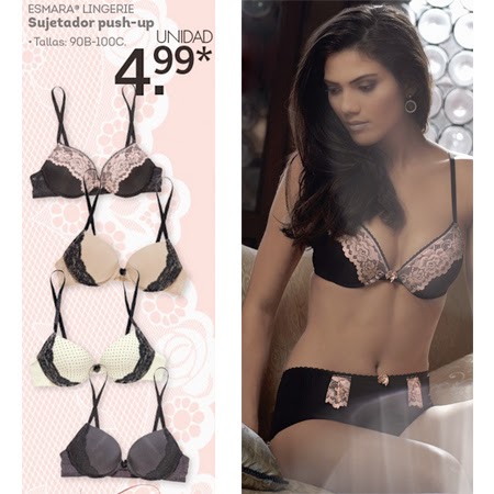 sujetador push up Esmara Lingerie Lidl sujetador push up Esmara Lingerie Lidl tallas