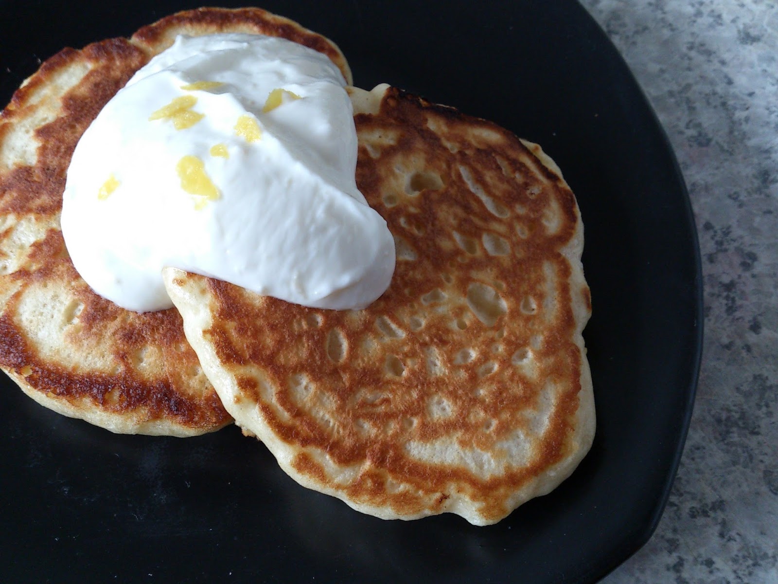 Suzanne's Kitchen Fluffy lemon ricotta pancakes from Weight Watchers