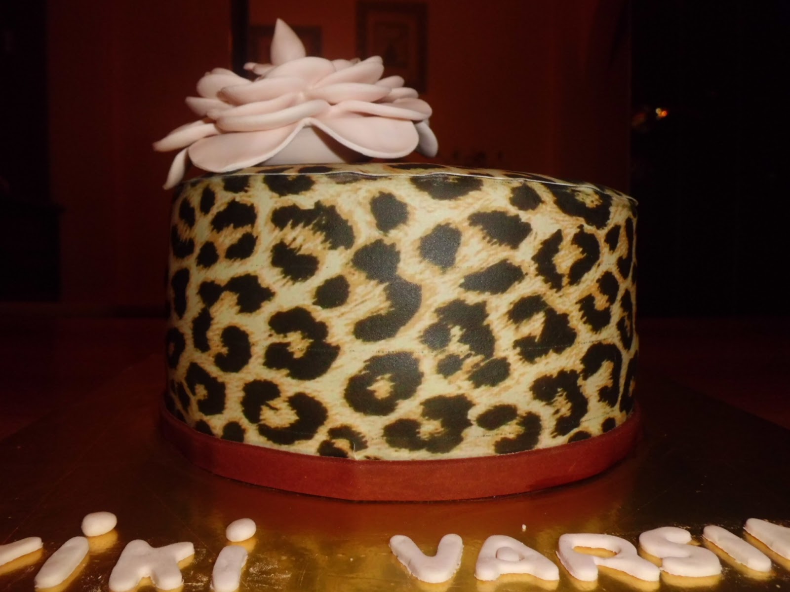 Lerna�nın Pasta Evi Leopar Desenli Pasta