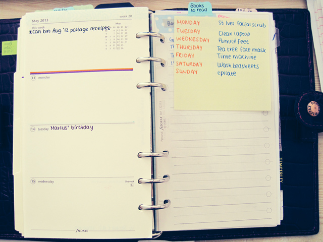 Paper Lovestory { a lifestyle blog from a university student about  stationery and organisation }: filofax week #27