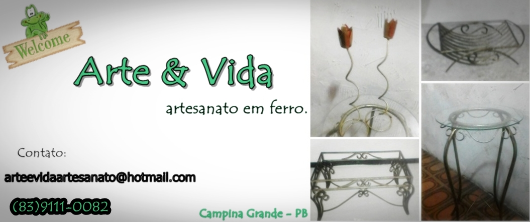 Arte&Vida artesanato em ferro.